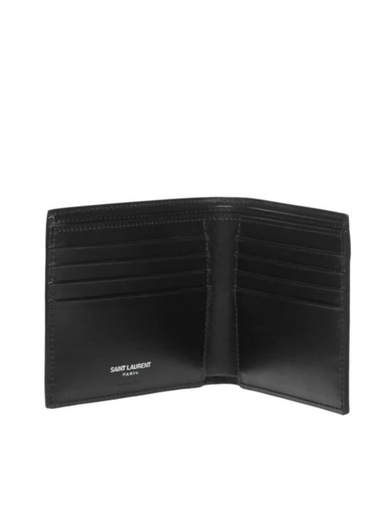  생로랑 모노그램 반지갑 4532760SX0E1000 Black - SAINT LAURENT