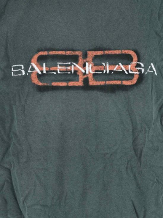 25FW 발렌시아가 반팔 티셔츠 764235 TTVD63004 Green - BALENCIAGA