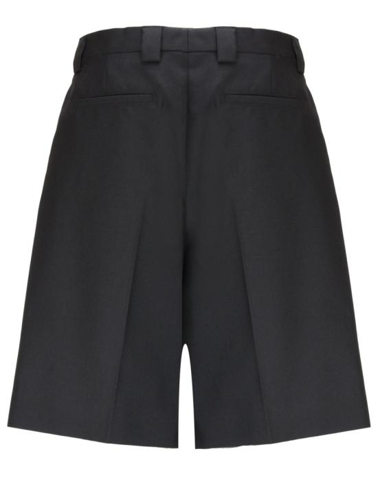  구찌 웹 울 블렌드 트윌 쇼츠 787249 ZAMII1043 Black - GUCCI