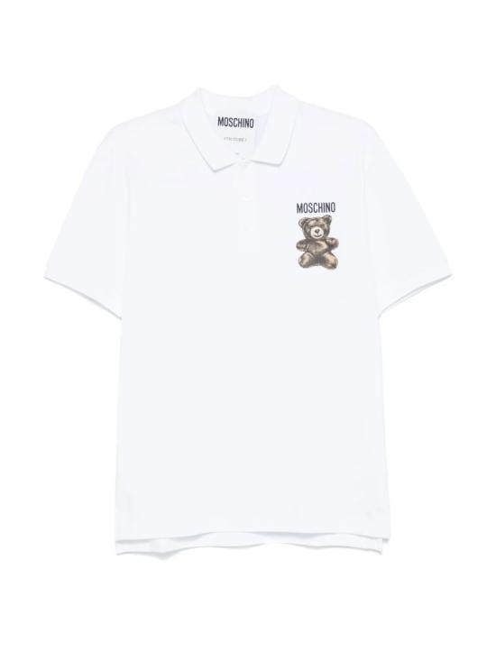 25FW 모스키노 폴로 티셔츠 ZZV160102421001 White