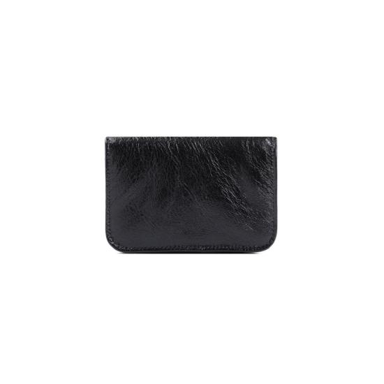  발렌시아가 모나코 플랩 카드 홀더 765631 2AAYP1000 Black - BALENCIAGA