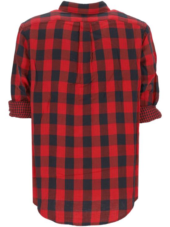 25FW 폴로 랄프로렌 반팔 셔츠 710P00517 001 1932B RED BLACK - POLO RALPH LAUREN