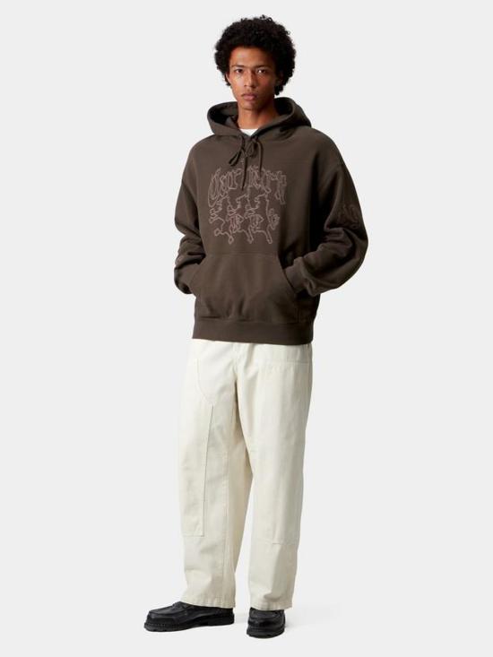 25FW 칼하트 WIP 후드 핵워크 스웨트셔츠 I035641 3EE XX Violet - CARHARTT WIP