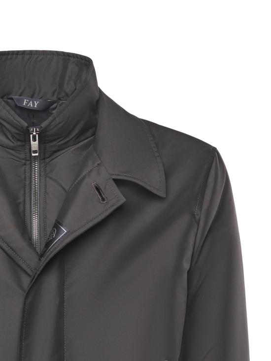 25FW 페이 코트 NAM62510160AXX B999 Black - FAY