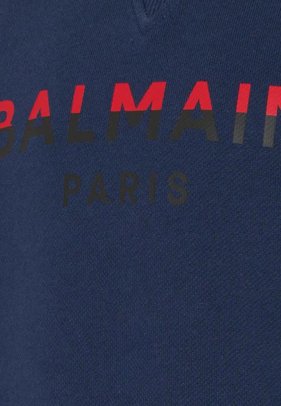  [키즈] 발망 트레이닝 상의 BU4P30 Z0001 649 BLUE - BALMAIN