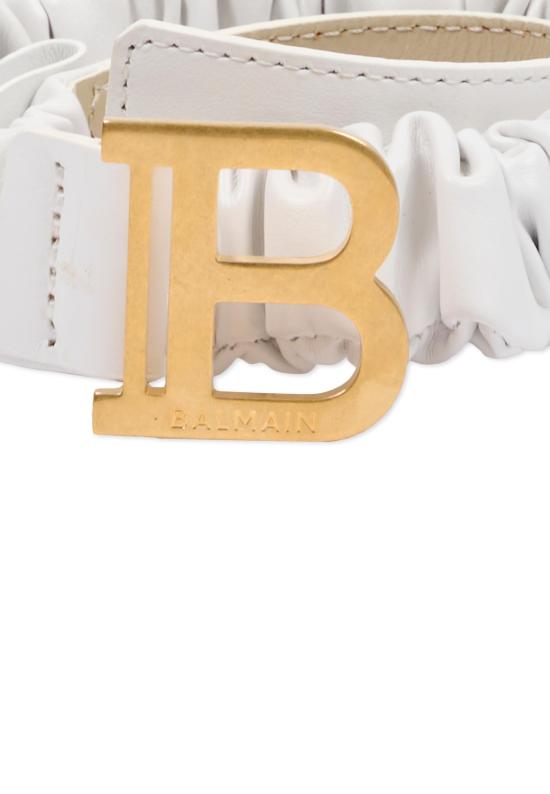  [키즈] 발망 벨트 BS0B11 Z1371 100OR WHITE - BALMAIN