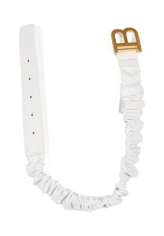  [키즈] 발망 벨트 BS0B11 Z1371 100OR WHITE - BALMAIN