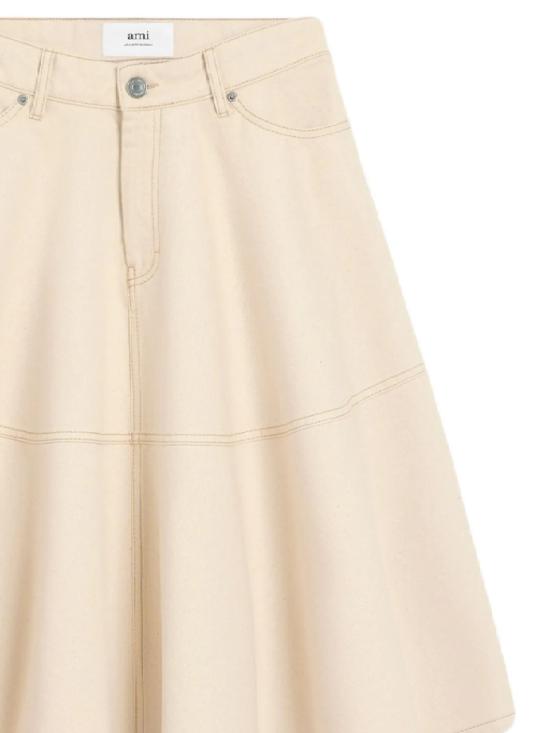 25FW 아미 미디 스커트 FSK436 DE0106150 Beige - AMI