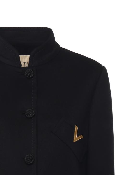 25FW 발렌티노 가라바니 코트 7B3CA7T0 6JA0NO Black - VALENTINO GARAVANI