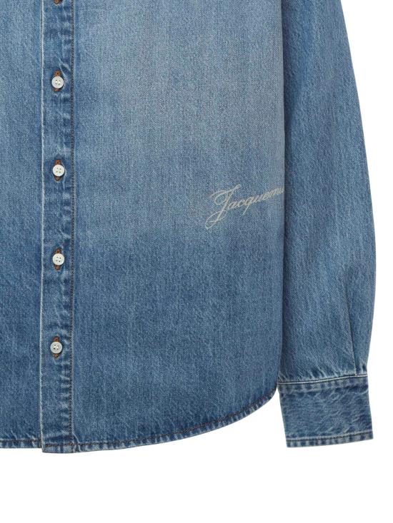 25FW 자크뮈스 셔츠 25HSHM00545AD00017 33C BLUE TABAC - JACQUEMUS