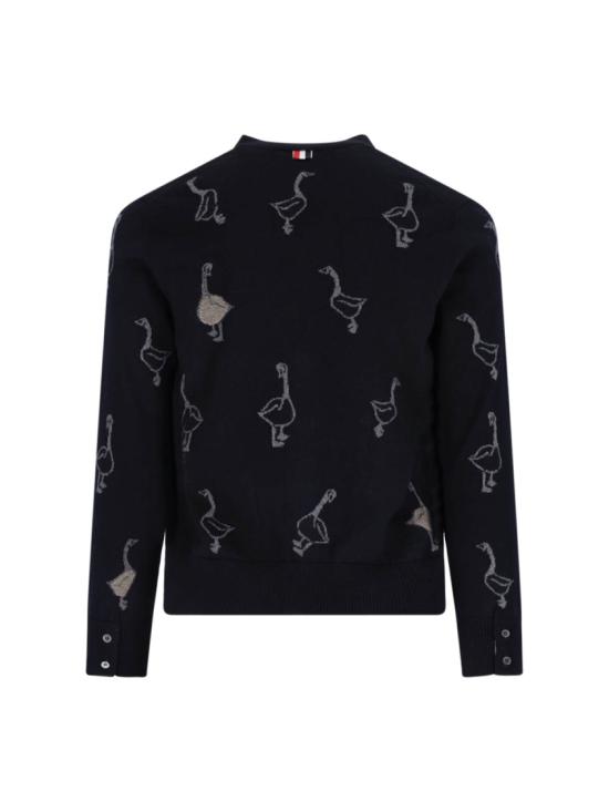 25FW 톰브라운 가디건 MKC599A Y1051415 Black - THOM BROWNE