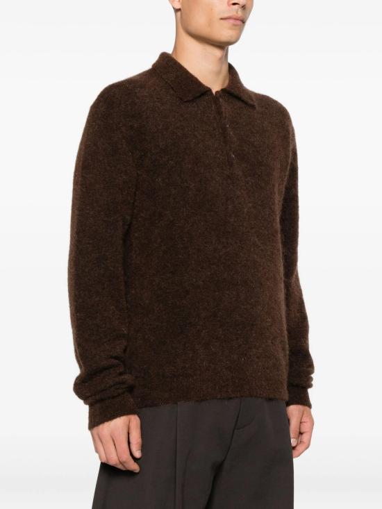 25FW 선플라워 스웨터 3074 BROWN Brown - SUNFLOWER