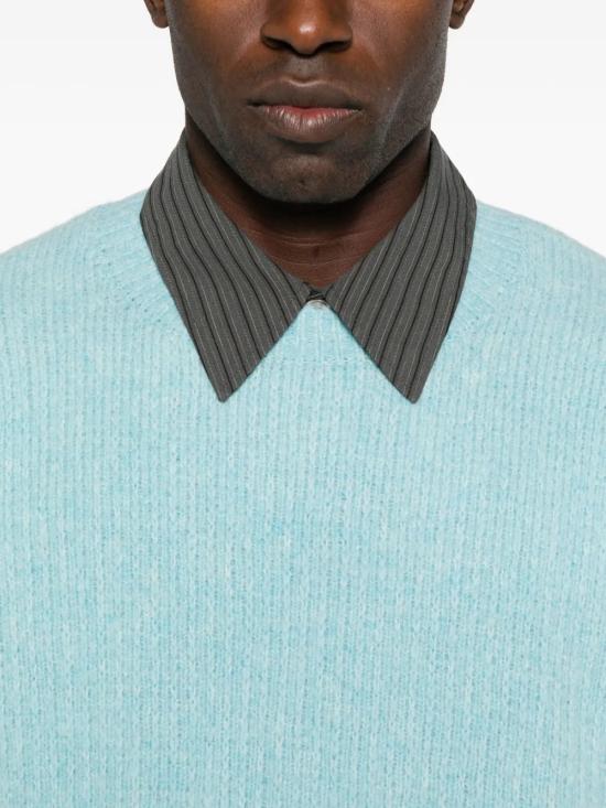 25FW 선플라워 Yak 야크 크루넥 스웨터 3033 ARTICBLUE Clear Blue - SUNFLOWER