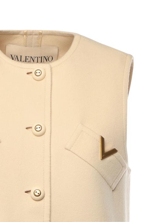 25FW 발렌티노 가라바니 베스트 7B3CF7T0 6JAET5 Beige - VALENTINO GARAVANI