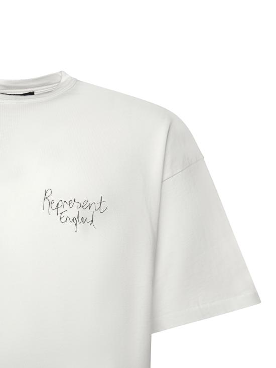 25FW 리프레젠트 반팔 티셔츠 MLM100383 72 White - REPRESENT