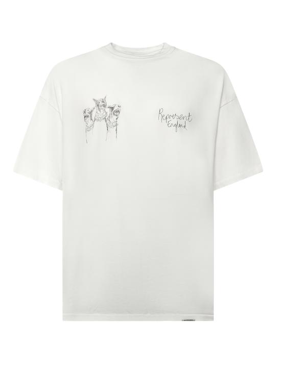 25FW 리프레젠트 반팔 티셔츠 MLM100383 72 White