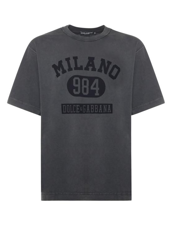 25FW 돌체앤가바나 반팔 티셔츠 G8RI4T G7PK9N0000 Black