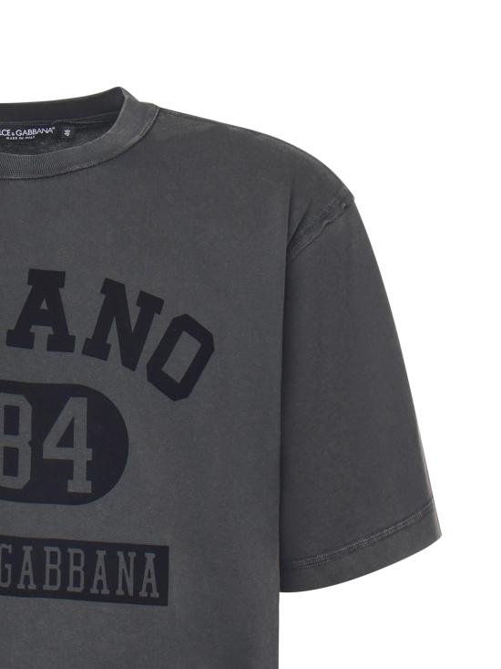 25FW 돌체앤가바나 반팔 티셔츠 G8RI4T G7PK9N0000 Black - DOLCE & GABBANA