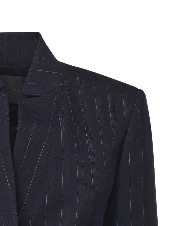 25FW 핑코 수트 자켓 105626 A2QYEZ1 Blue - PINKO