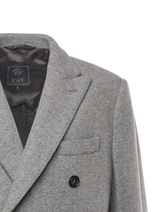 25FW 페이 코트 NAM5151018JXLQ B201 Grey - FAY