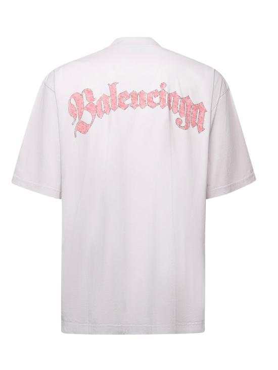 25FW 발렌시아가 반팔 티셔츠 764235 TTVH49012 Beige - BALENCIAGA