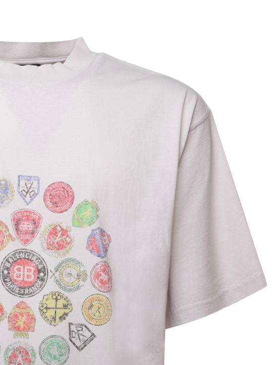 25FW 발렌시아가 반팔 티셔츠 764235 TTVH49012 Beige - BALENCIAGA