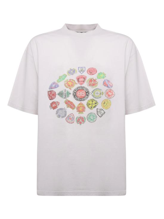 25FW 발렌시아가 반팔 티셔츠 764235 TTVH49012 Beige