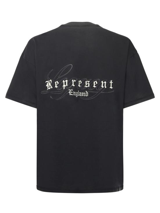 25FW 리프레젠트 반팔 티셔츠 MLM100178 06 Black - REPRESENT