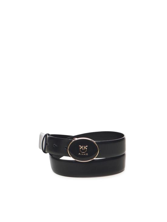 25FW 핑코 벨트 105478 A2QLZ99L Black