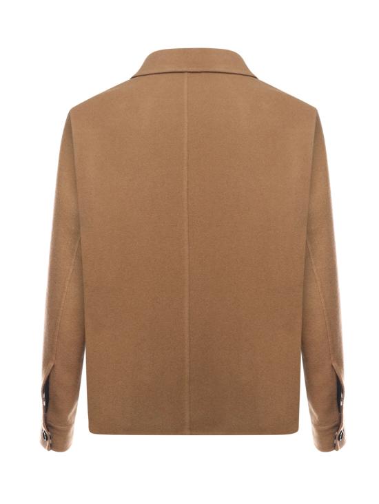 25FW 버버리 울 오버셔츠 8113531 C4042 Camel Treacle Brown - BURBERRY