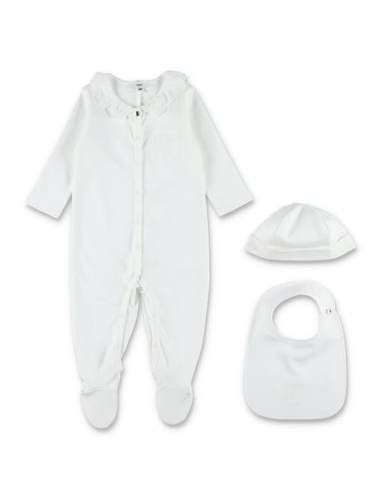 25FW [키즈] 끌로에 캐주얼 세트 C20776 117 Bianco