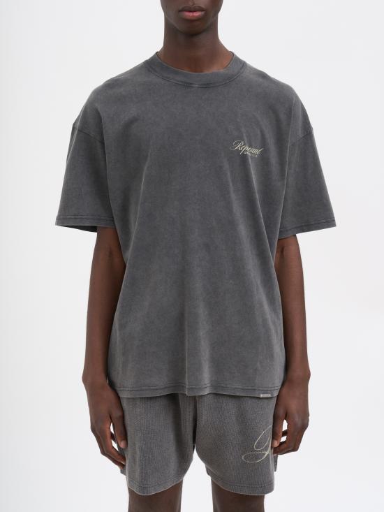 26SS 리프레젠트 반팔 티셔츠 NOCM4120147 Grey