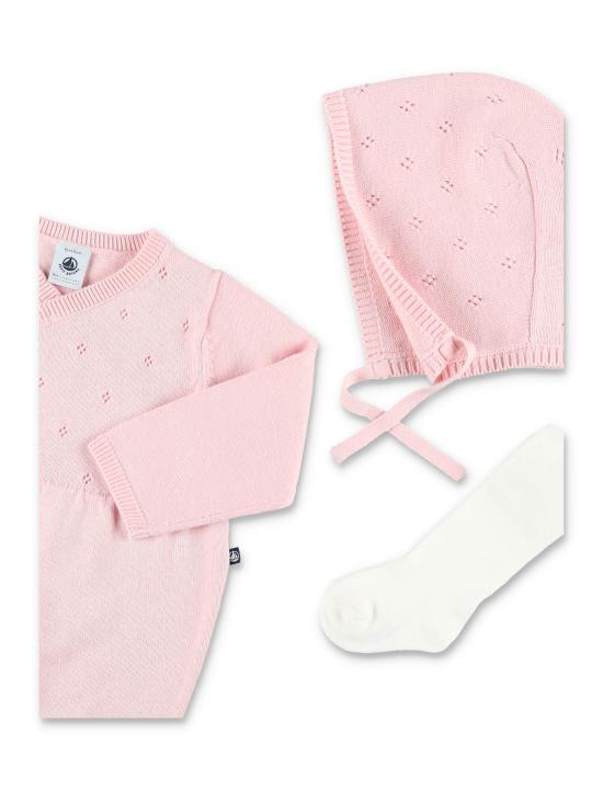 25FW [키즈] 쁘띠바또 캐주얼 세트 A0E5V 00 Rosa - PETIT BATEAU