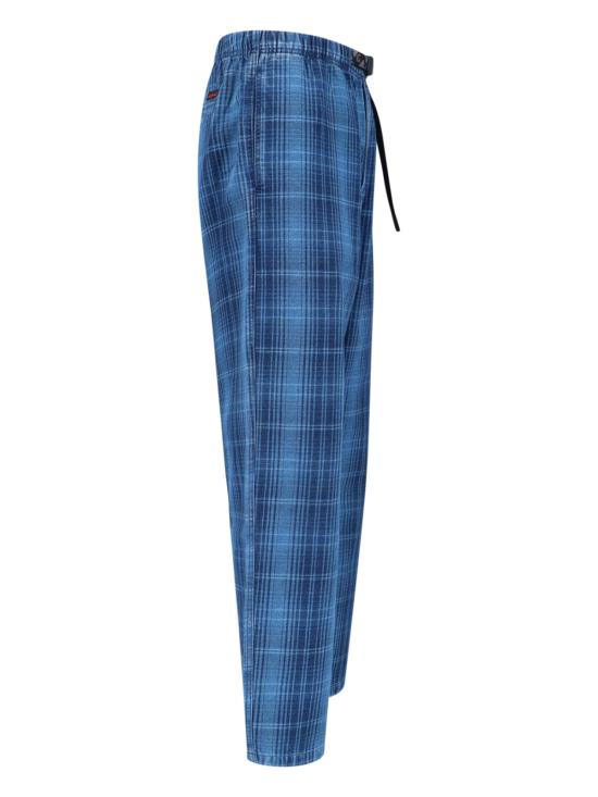25FW 그라미치 스트레이트 팬츠 G5FM P076 INDIGO CHECKERED PLAID Blue - GRAMICCI