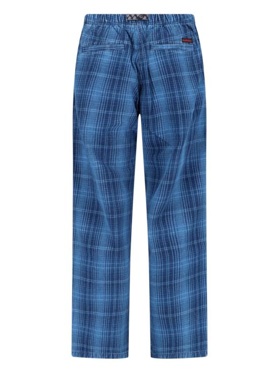 25FW 그라미치 스트레이트 팬츠 G5FM P076 INDIGO CHECKERED PLAID Blue - GRAMICCI