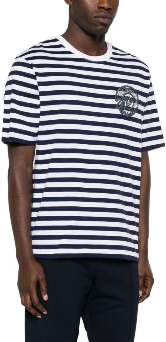  베르사체 반팔 티셔츠 10133021A098732WL60 BLUE - VERSACE