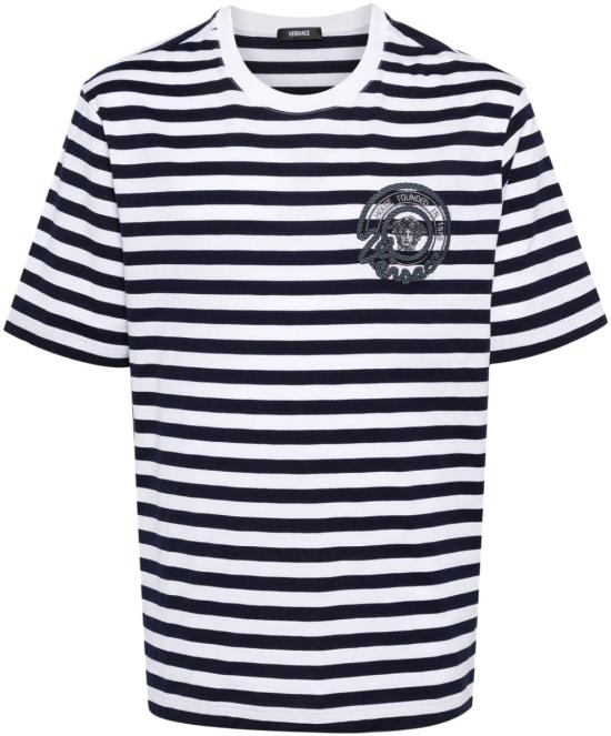  베르사체 반팔 티셔츠 10133021A098732WL60 BLUE