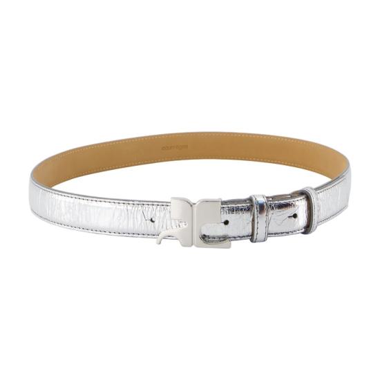 26SS 쿠레쥬 레귤러 벨트 126ACE020CR0071 9002 silver