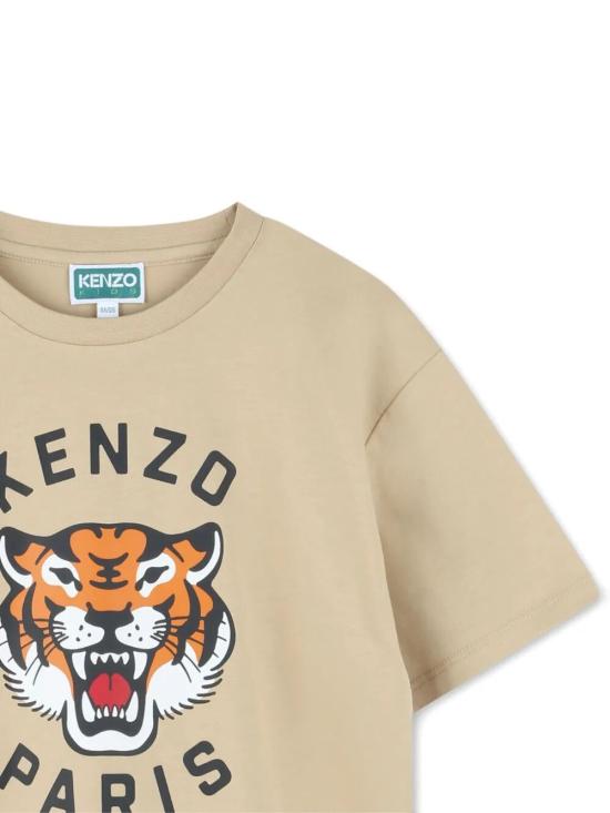 25FW [키즈] 겐조 티셔츠 K61505 BEIGE - KENZO