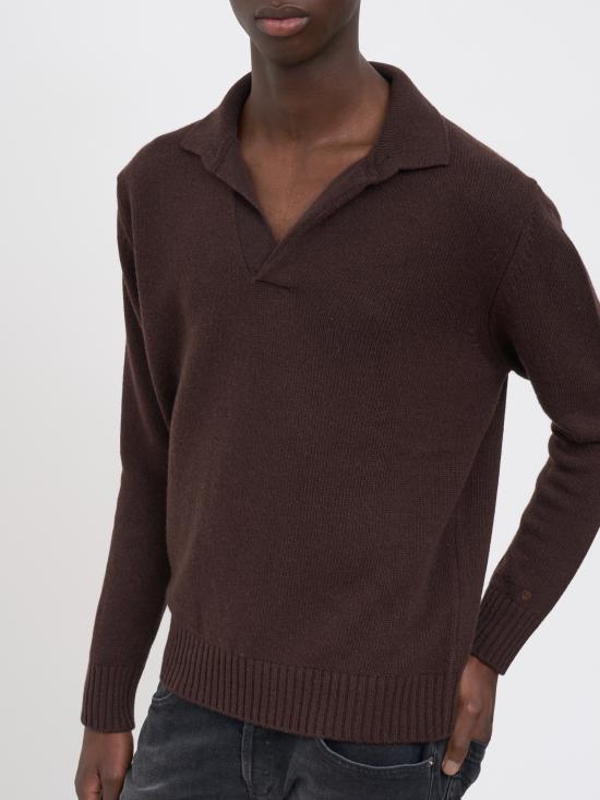 25FW 세븐 게이지 스웨터 MW25SGPUL0043654 Brown - SEVEN GAUGE