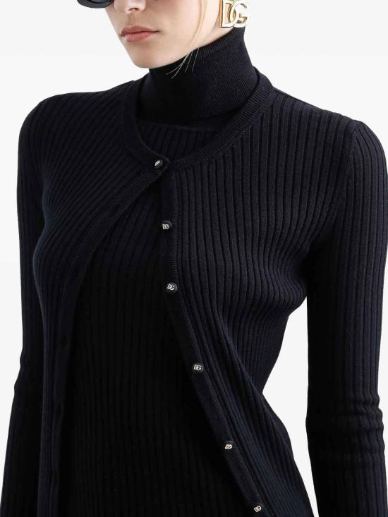  돌체앤가바나 가디건 FXV62TJCVXGN0000 Black - DOLCE & GABBANA