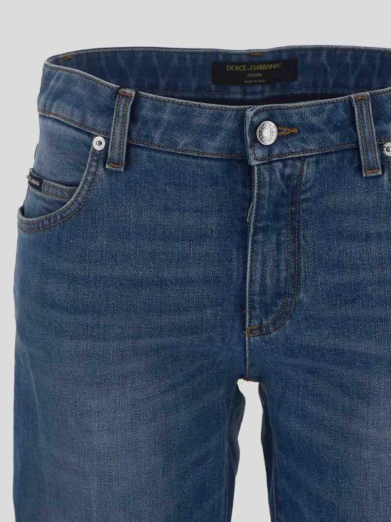  돌체앤가바나 스트레이트 팬츠 FTCZADG8JZ8S9001 Denim - DOLCE & GABBANA