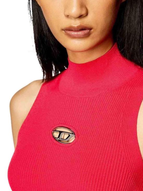 24FW 디젤 미디 스커트 A123960DLAX37I Red - DIESEL