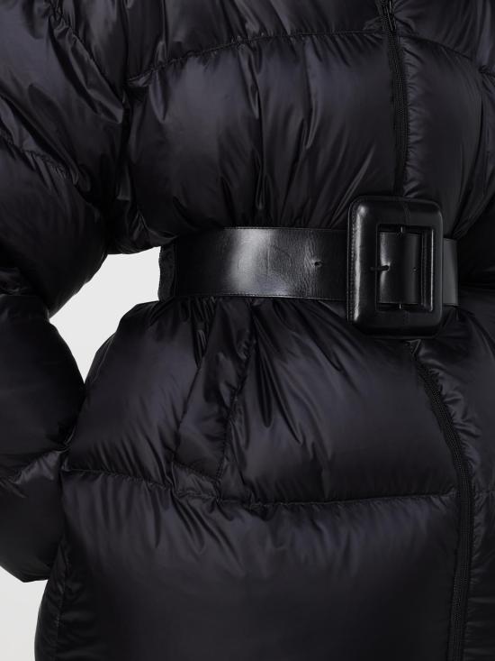 25FW 발렌시아가 아워글래스 쇼트 푸퍼 850864TTO41 1000 Black - BALENCIAGA