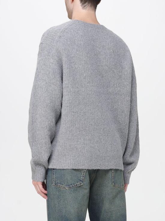 25FW 선플라워 Yak 야크 크루넥 스웨터 3033 800 Grey - SUNFLOWER