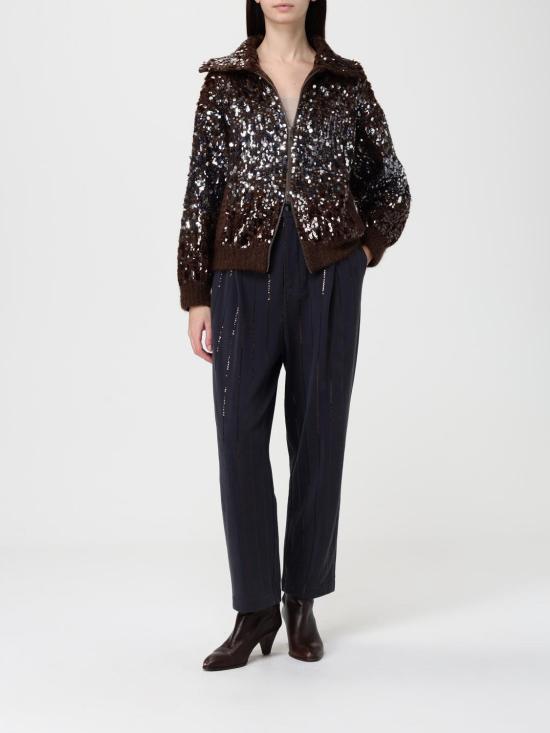 25FW 브루넬로 쿠치넬리 스트레이트 팬츠 MN05NSO899 C7186 Grey - BRUNELLO CUCINELLI