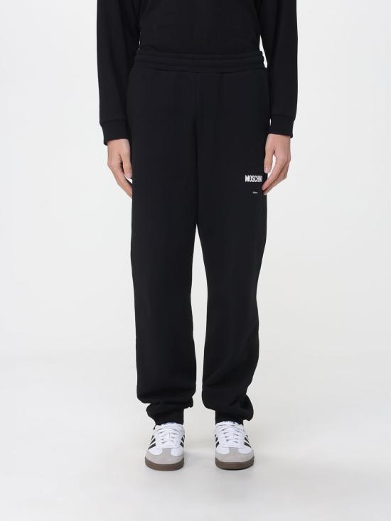 25FW 모스키노 스트레이트 팬츠 03495228 1555 Black