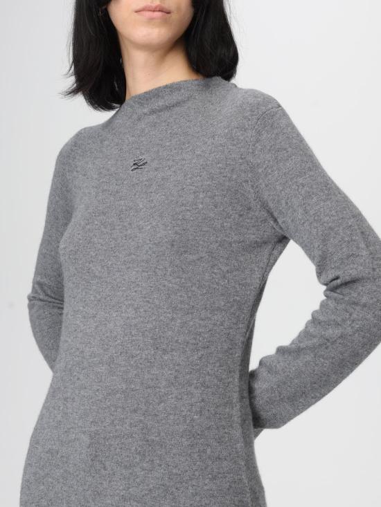 26SS 칼라거펠트 스웨터 A4W18042 260 Grey - KARL LAGERFELD