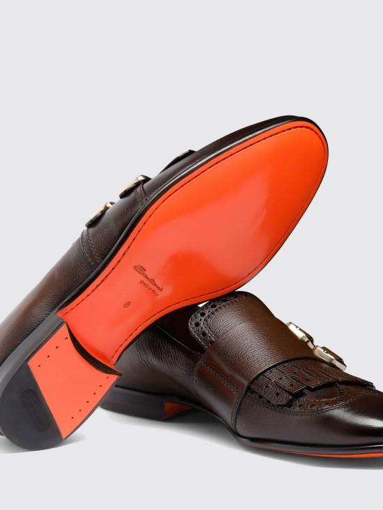 25FW 산토니 로퍼 MCNC18412LA3SGFR T50 Brown - SANTONI