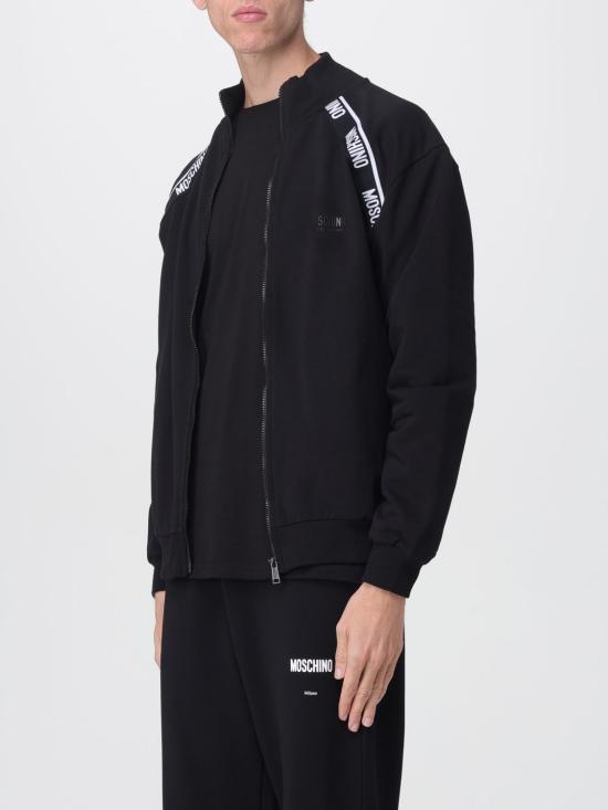 25FW 모스키노 긴팔 티셔츠 17064424 0555 Black - MOSCHINO